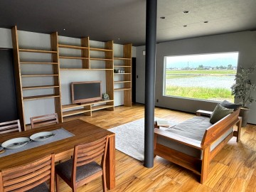 レンタル家具　おしゃれ　富山　無垢材　ミヤモト家具　完成見学会